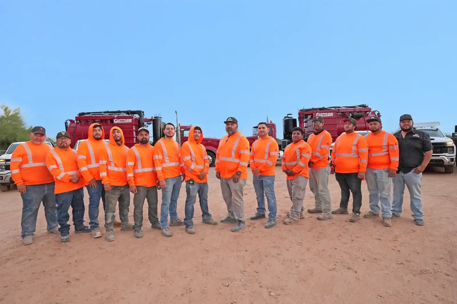 Fampa Construction HDD crew on an Arizona fiber build