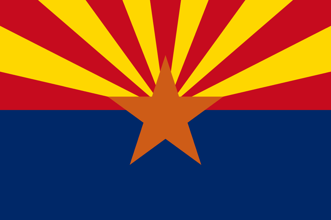 Arizona state flag, Fampa Construction serves Gilbert, Phoenix, and the entire Valley